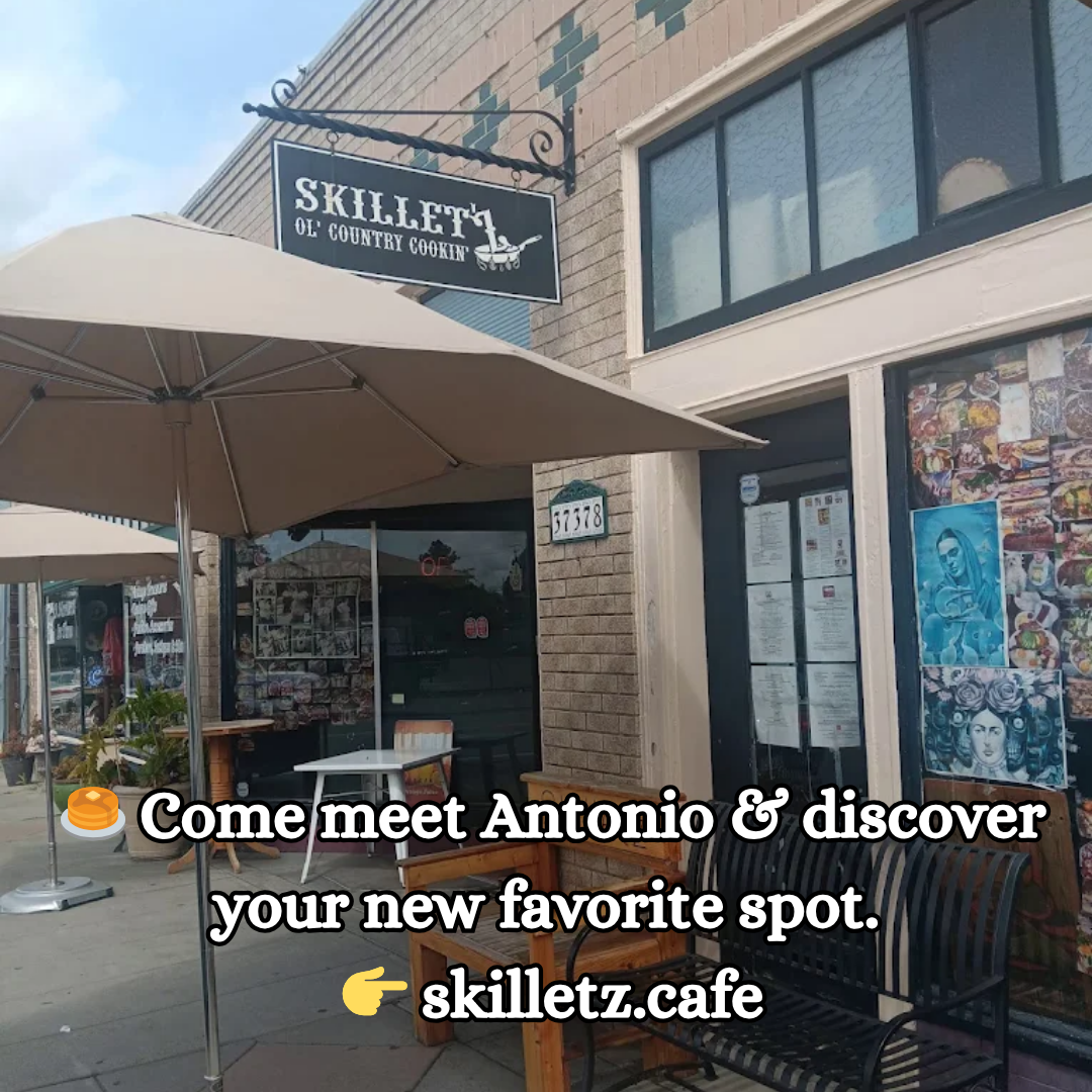 Come meet Antonio & discover your new favorite spot. skilletz.cafe